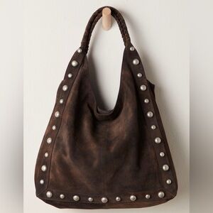NWT Free People See You Soon Studded Tote